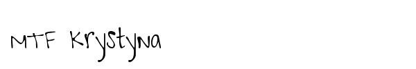 MTF Krystyna font