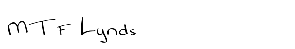 MTF Lynds font