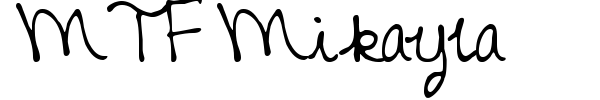 MTF Mikayla font