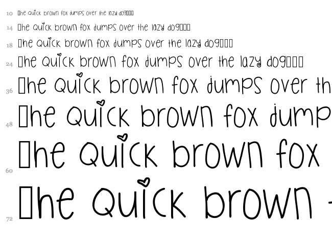 Multicolored Butterflies font waterfall