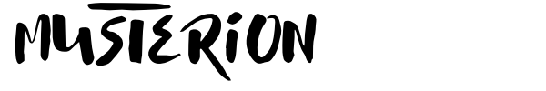 Musterion font