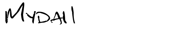 Mydai1 font