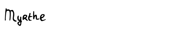Myrthe font