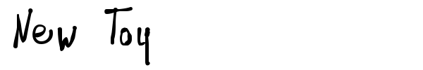 New Toy font