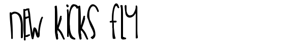 New Kicks Fly font