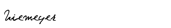 Niemeyer font
