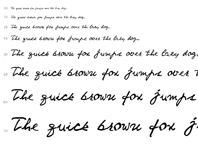 Niemeyer font waterfall