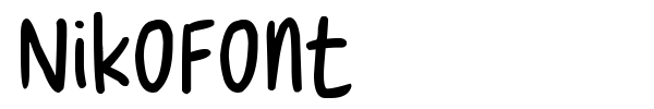 NikoFont font