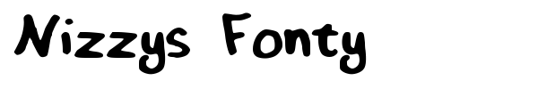 Nizzys Fonty font