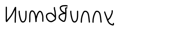 NumbBunny font preview