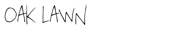 Oak Lawn font