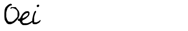 Oei font