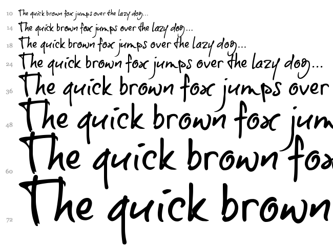 Onetrick Tony font waterfall