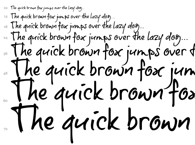 Onetrick Tony font waterfall