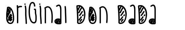 Original Don Dada font