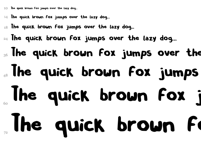 O Sinistro mano BLK font waterfall