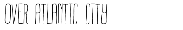 Over Atlantic City font