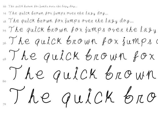 Oysternubsscript font waterfall