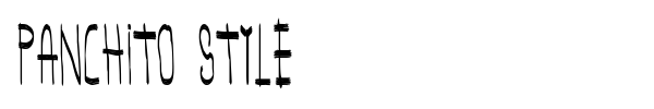 Panchito Style font