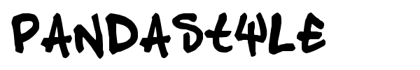 Pandastyle font