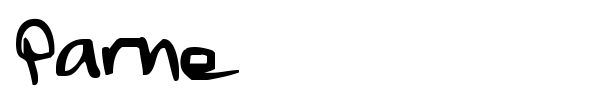 Parne font