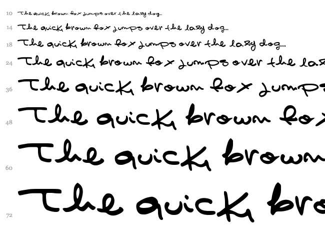 Pashiz's Font font waterfall