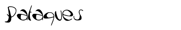 Pataques font
