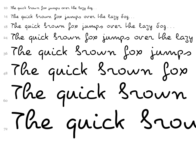 Pecita font waterfall