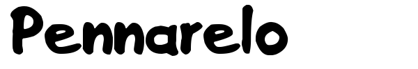 Pennarelo font preview