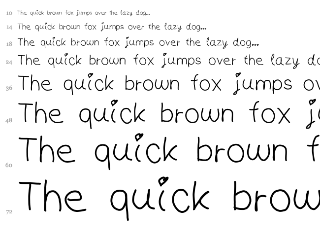 People font waterfall