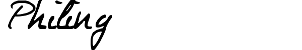 Philing font