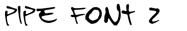 Pipe Font 2 font
