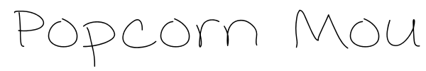 Popcorn Mountain font