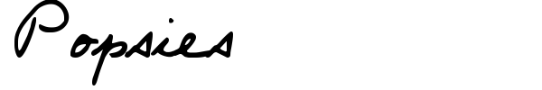 Popsies font