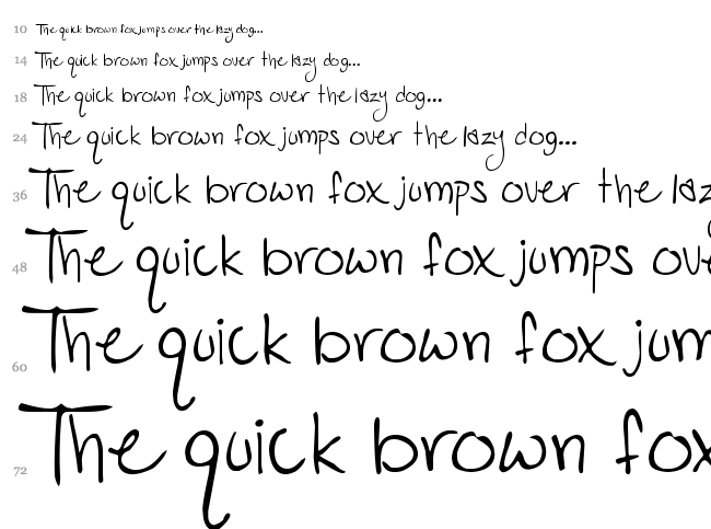 PopStar Autograph font waterfall
