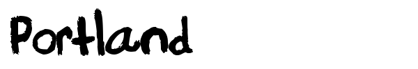 Portland font