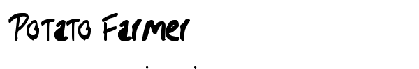 Potato Farmer font