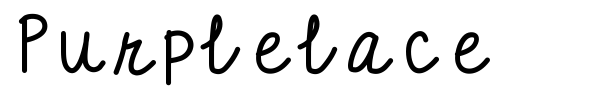 Purplelace font