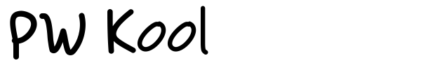 PW Kool font