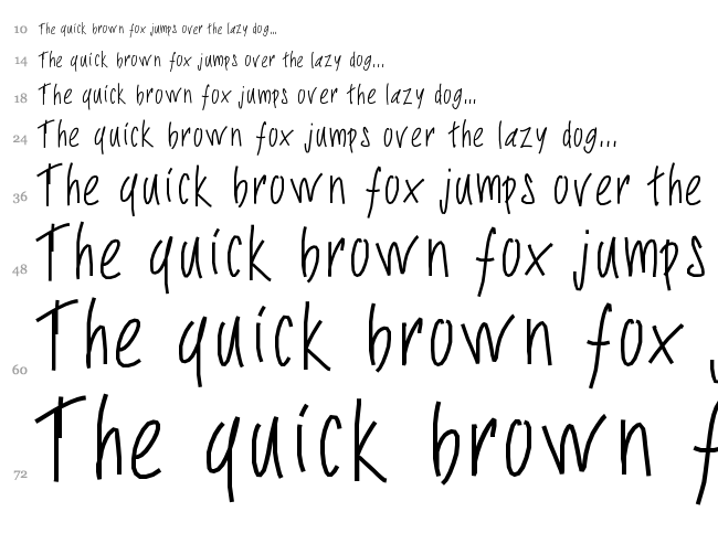 PW Slimy fonts font waterfall