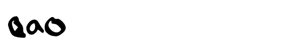 QaO font