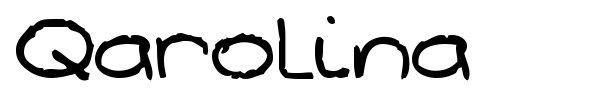Qarolina font
