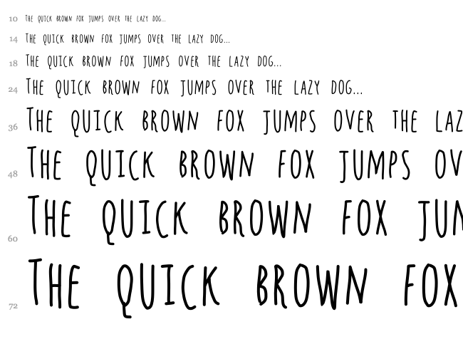 Questions font waterfall