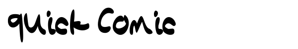 Quick Comic font