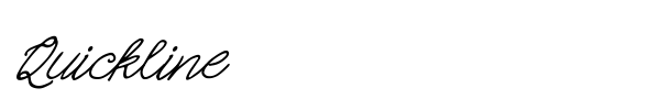 Quickline font