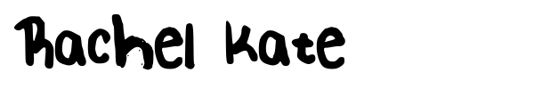 Rachel Kate font