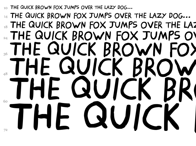 Ragnarok font waterfall
