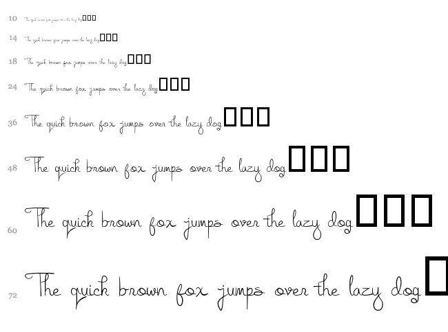 Realistik font waterfall
