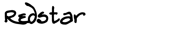 Redstar font