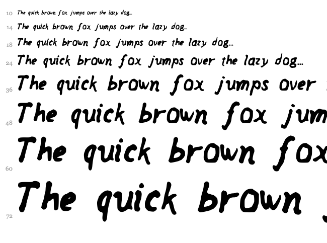 Regi font waterfall